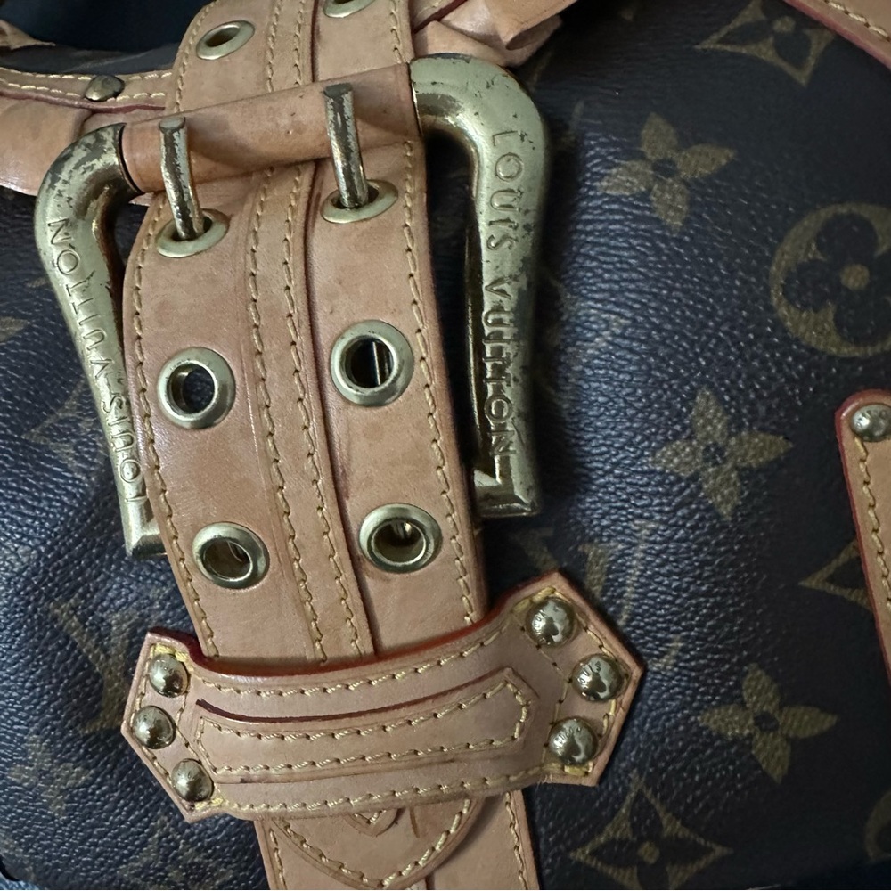 Louis Vuitton Leonor Limited Edition Monogram Canvas Ruffle Y2K Shoulder Bag - Picture 6 of 16